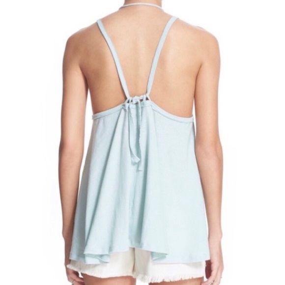 Free People So in Love With You Moonstone Blue Top - Picture 3 of 6